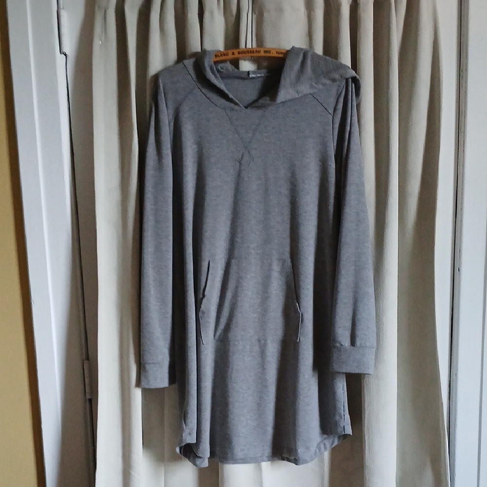 Medium Grey Hooded Tshirt